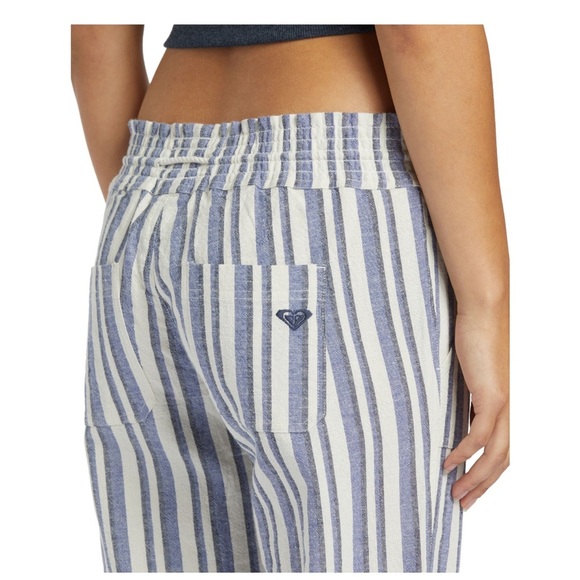 New Roxy Oceanside pants cotton linen beachy 
Surf Women XXL - Picture 5 of 8